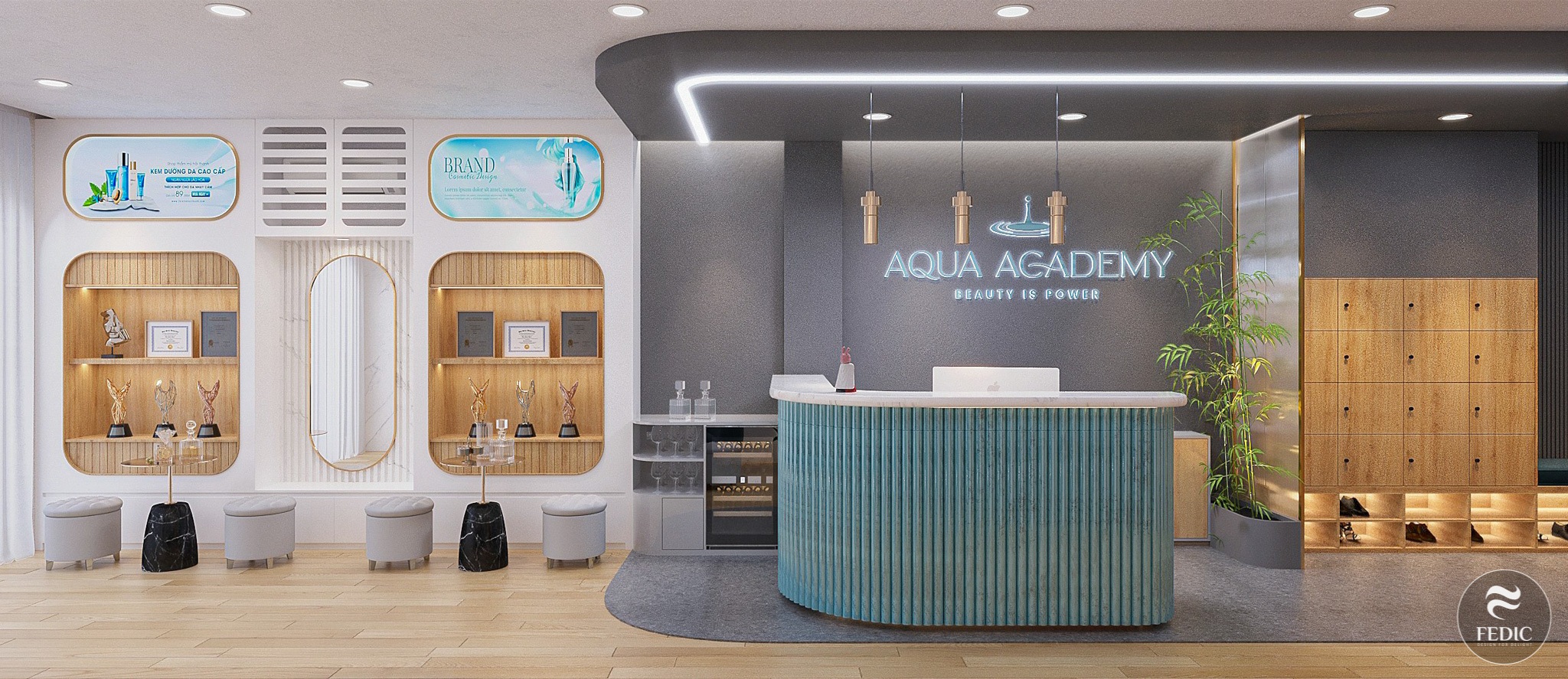 Thiết kế Spa Aqua Academy_Fedic Decor
