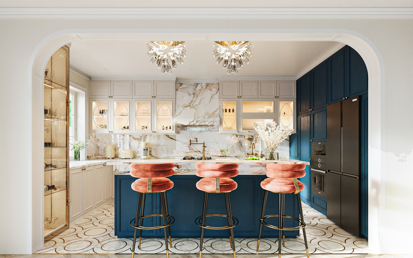 Mẫu bếp Fedic Decor