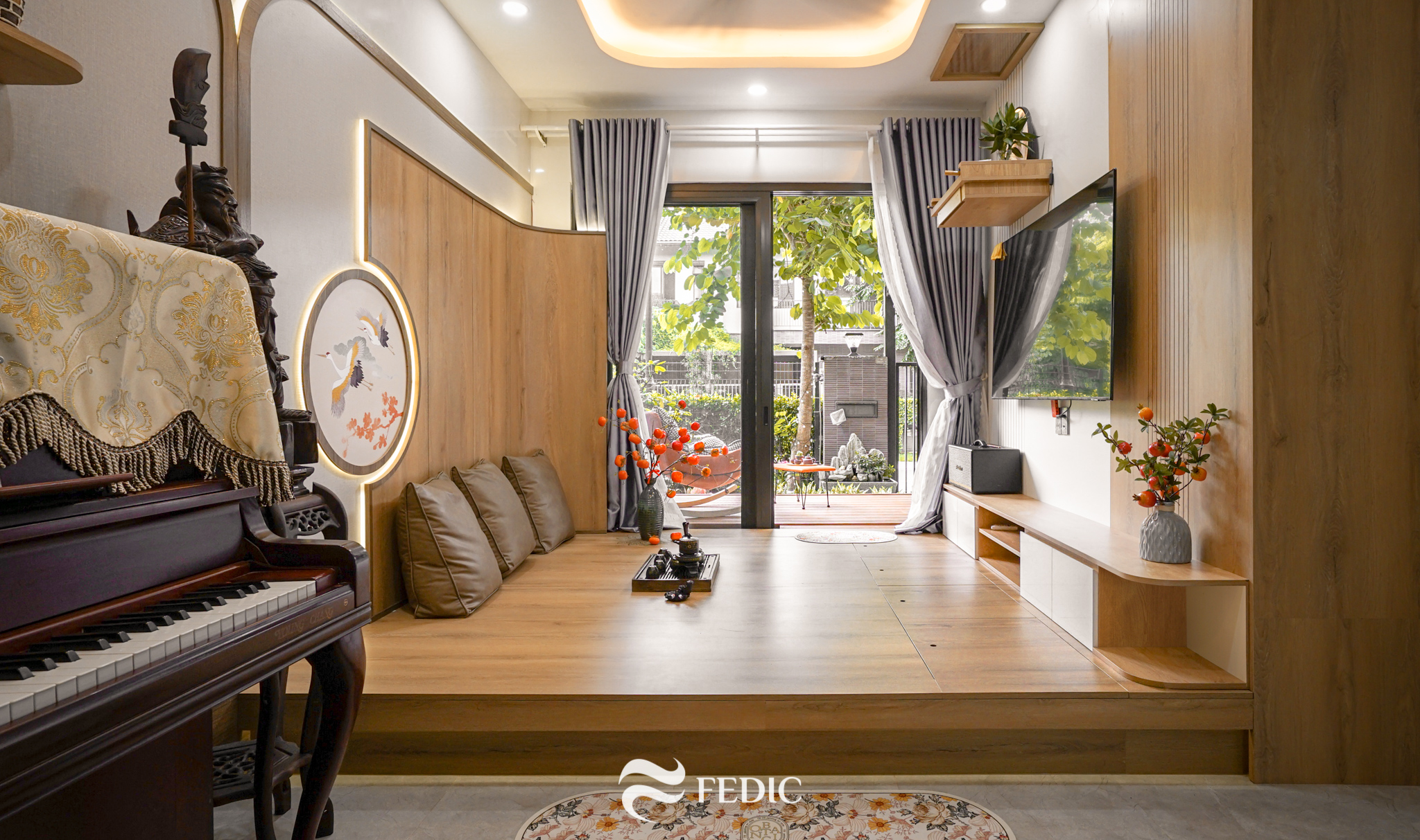 Nội thất nhà phố vườn WTP_Mr Giang_Fedic Decor