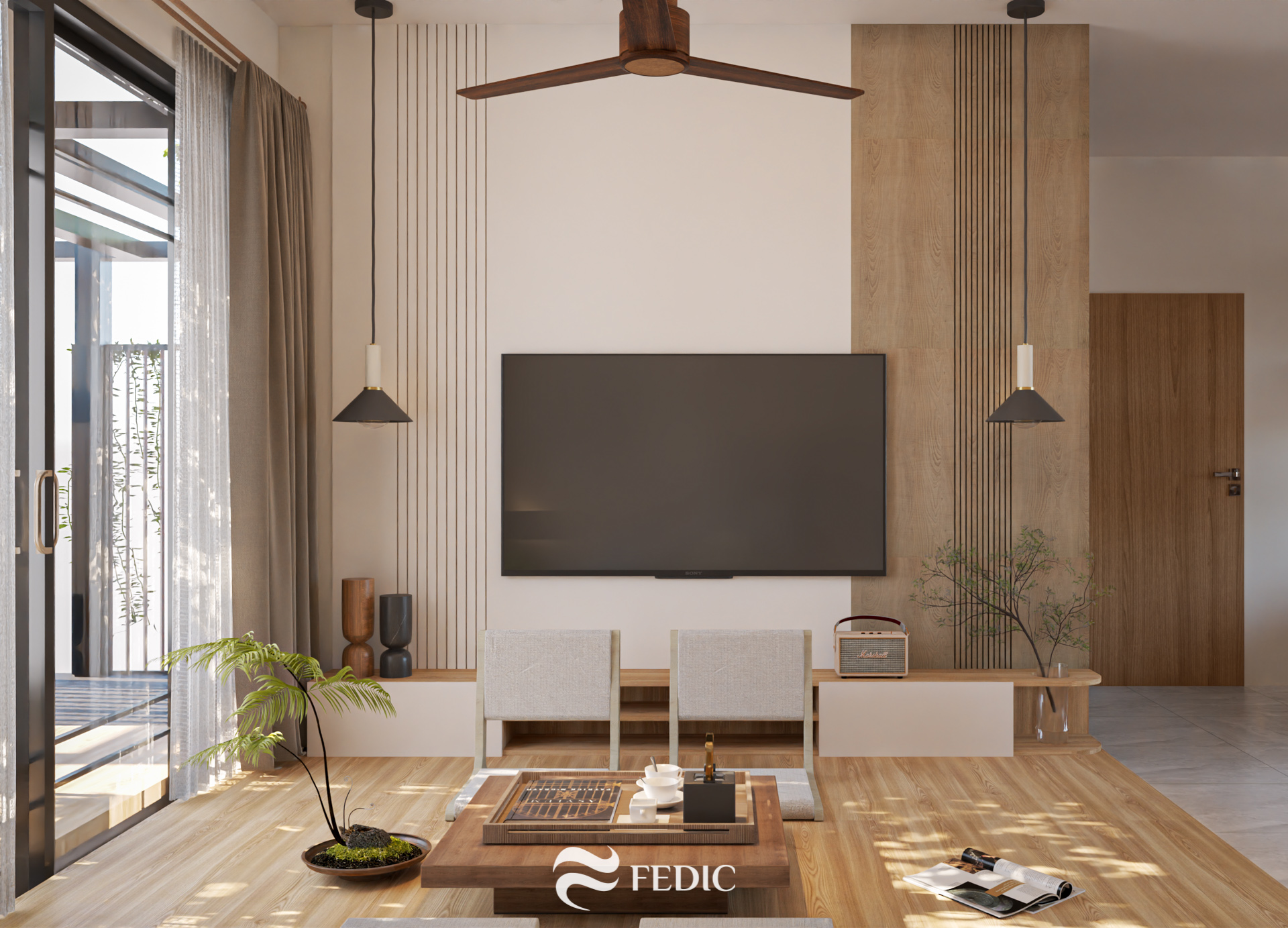 TKNT nhà phố vườn WTP Mr Giang_Fedic
