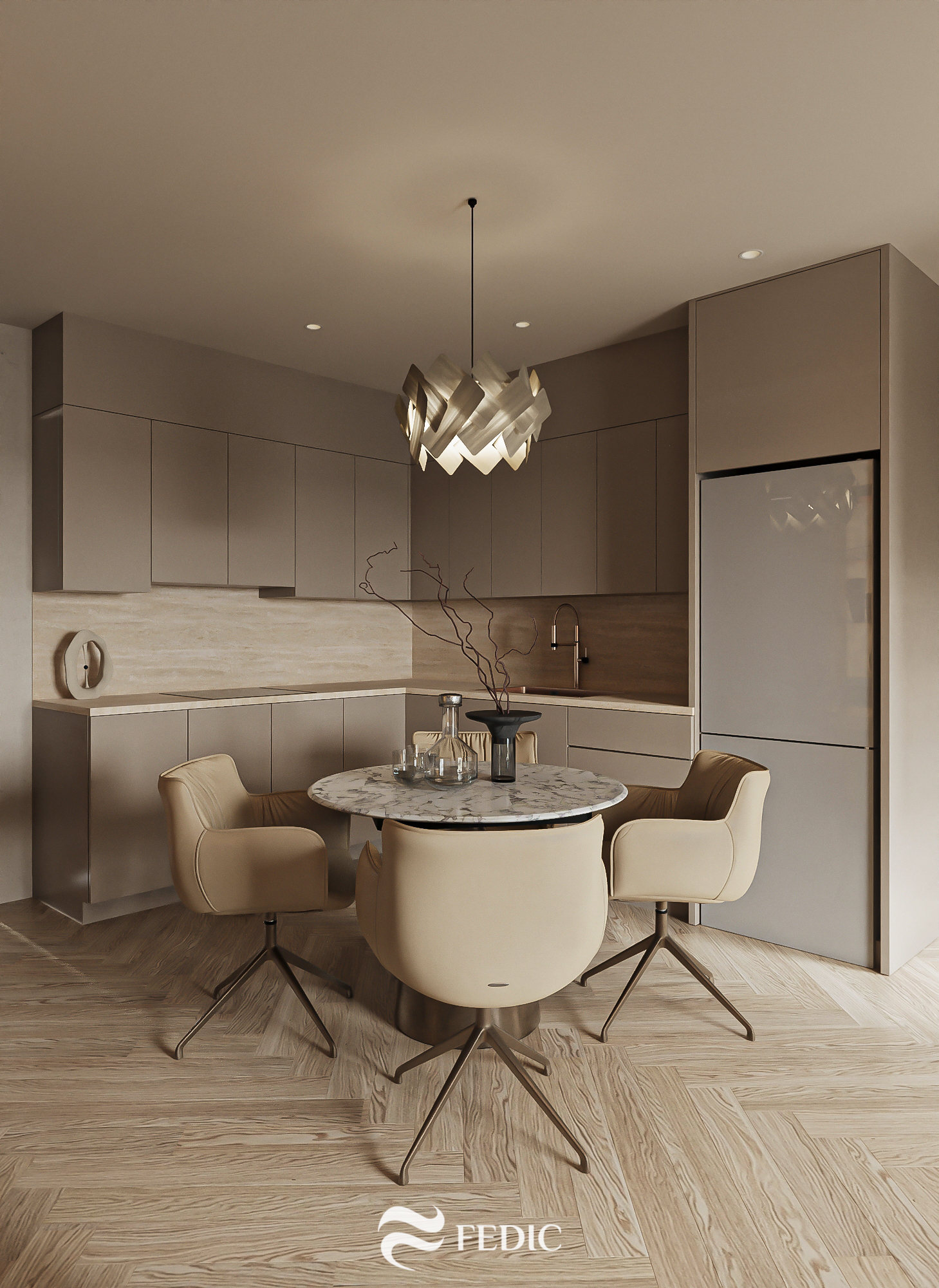 Căn hộ Skyview Chị Hồng_Fedic Decor