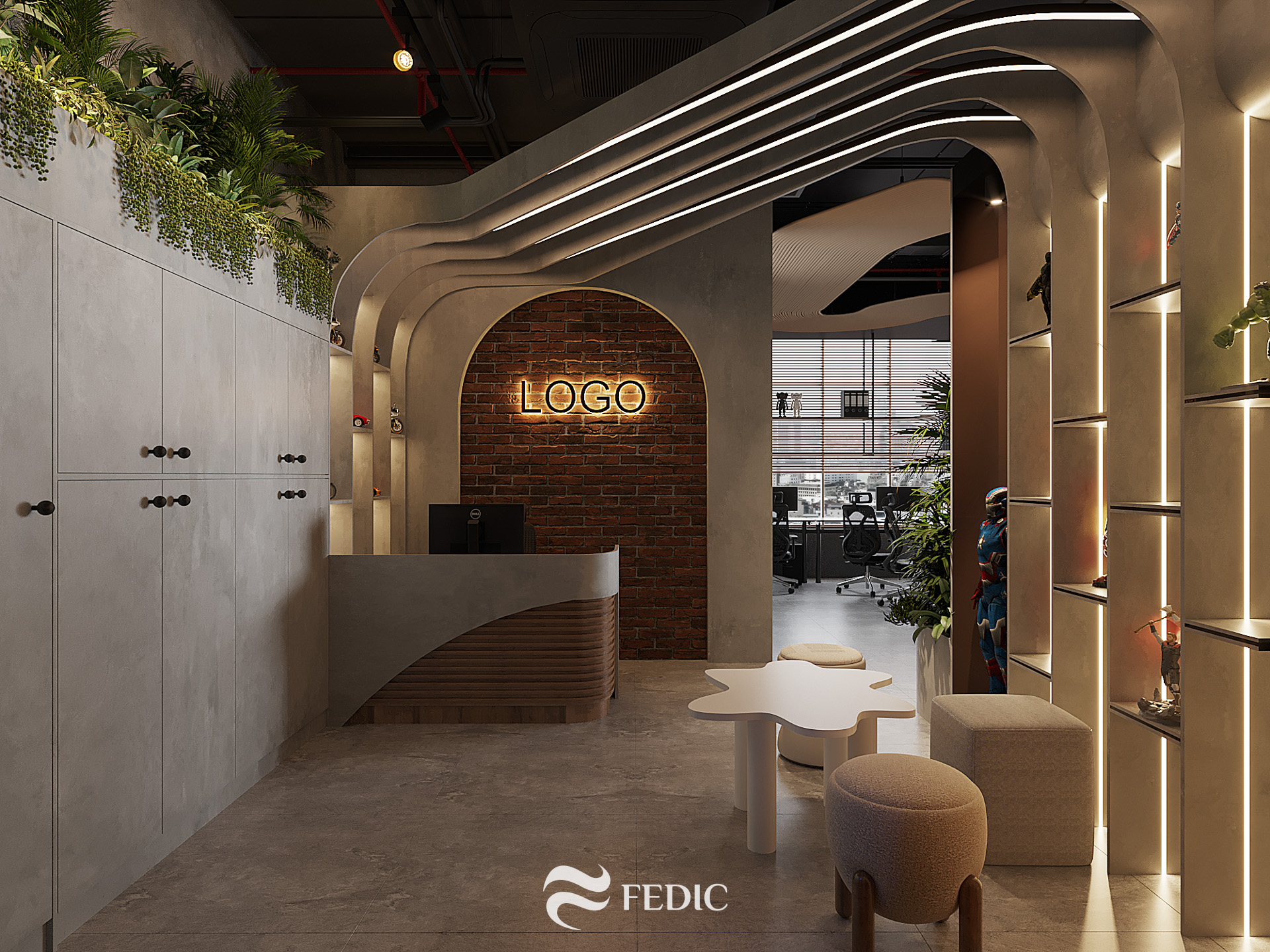 Văn phòng QTSC - Fedic Decor