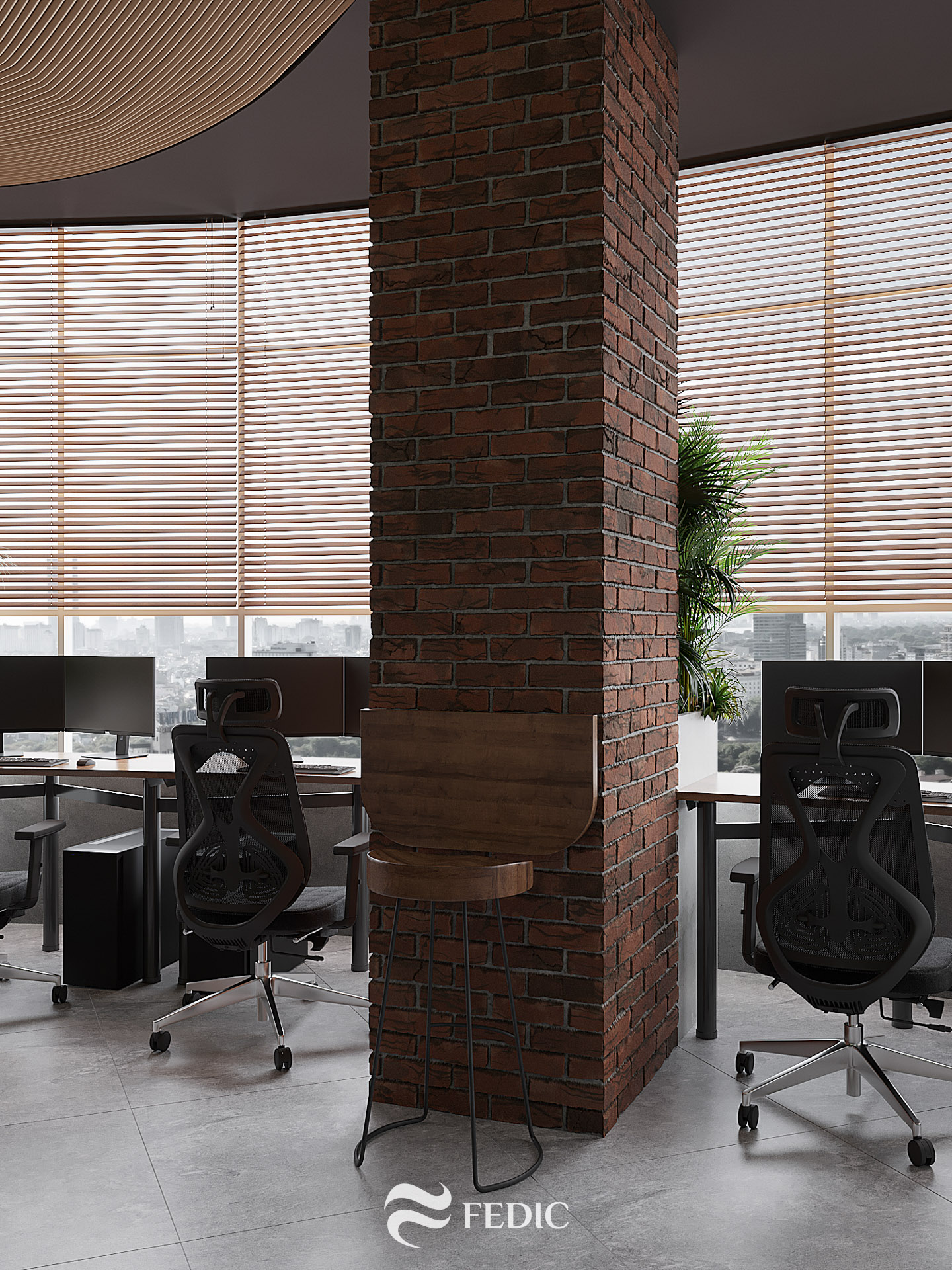 Văn phòng QTSC - Fedic Decor