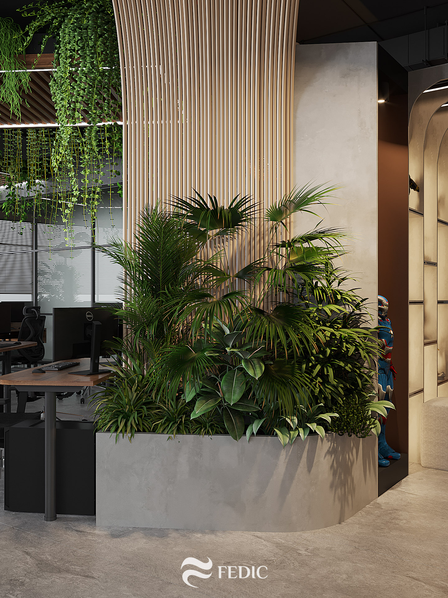 Văn phòng QTSC - Fedic Decor