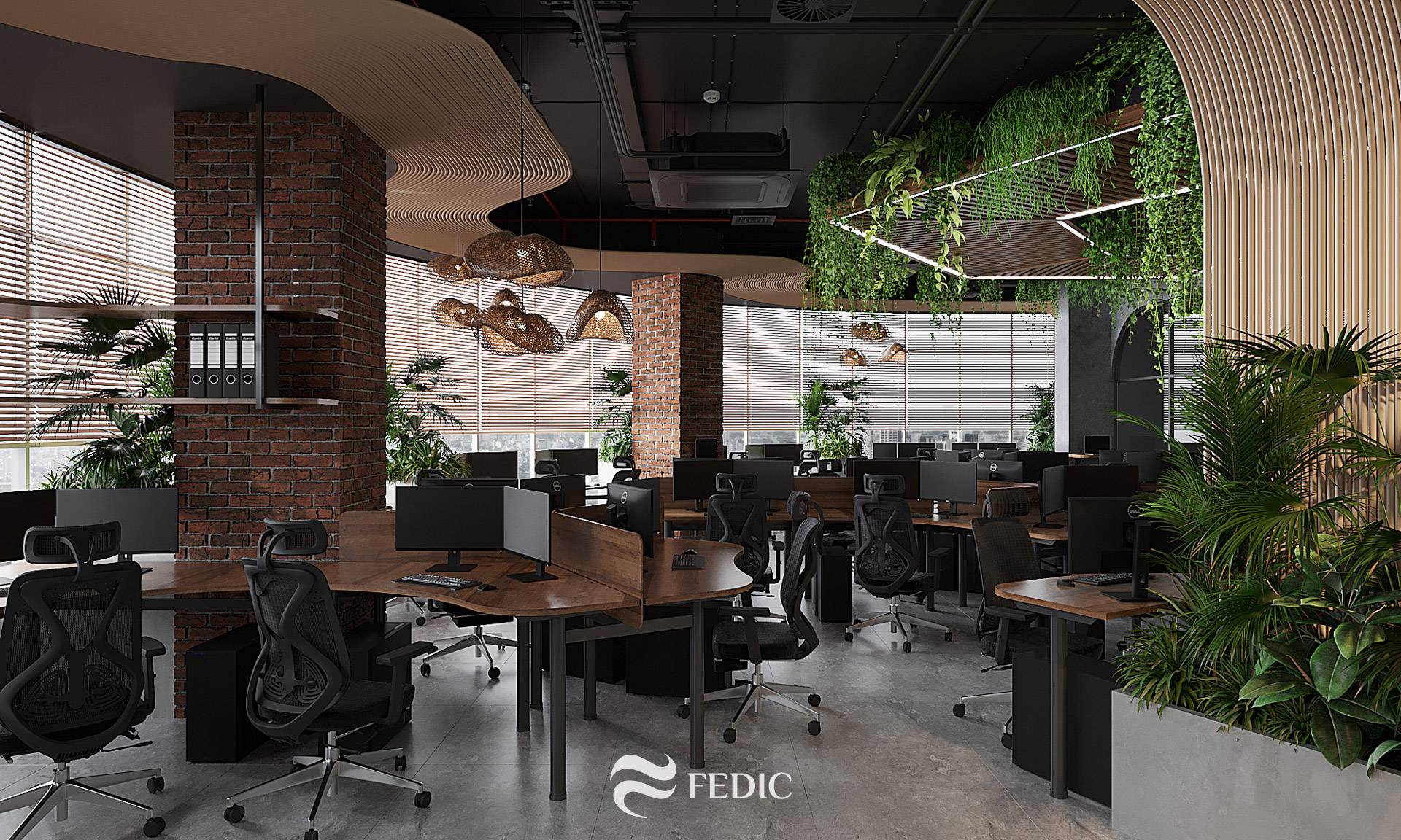 Văn phòng QTSC - Fedic Decor