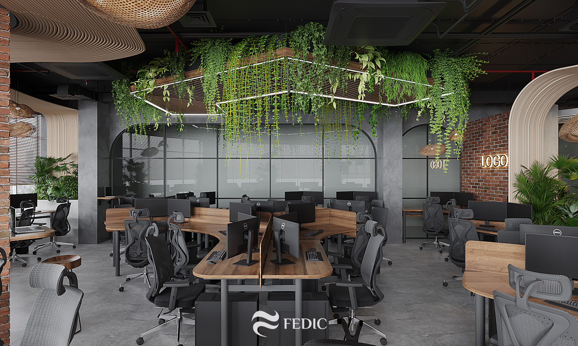 Văn phòng QTSC - Fedic Decor