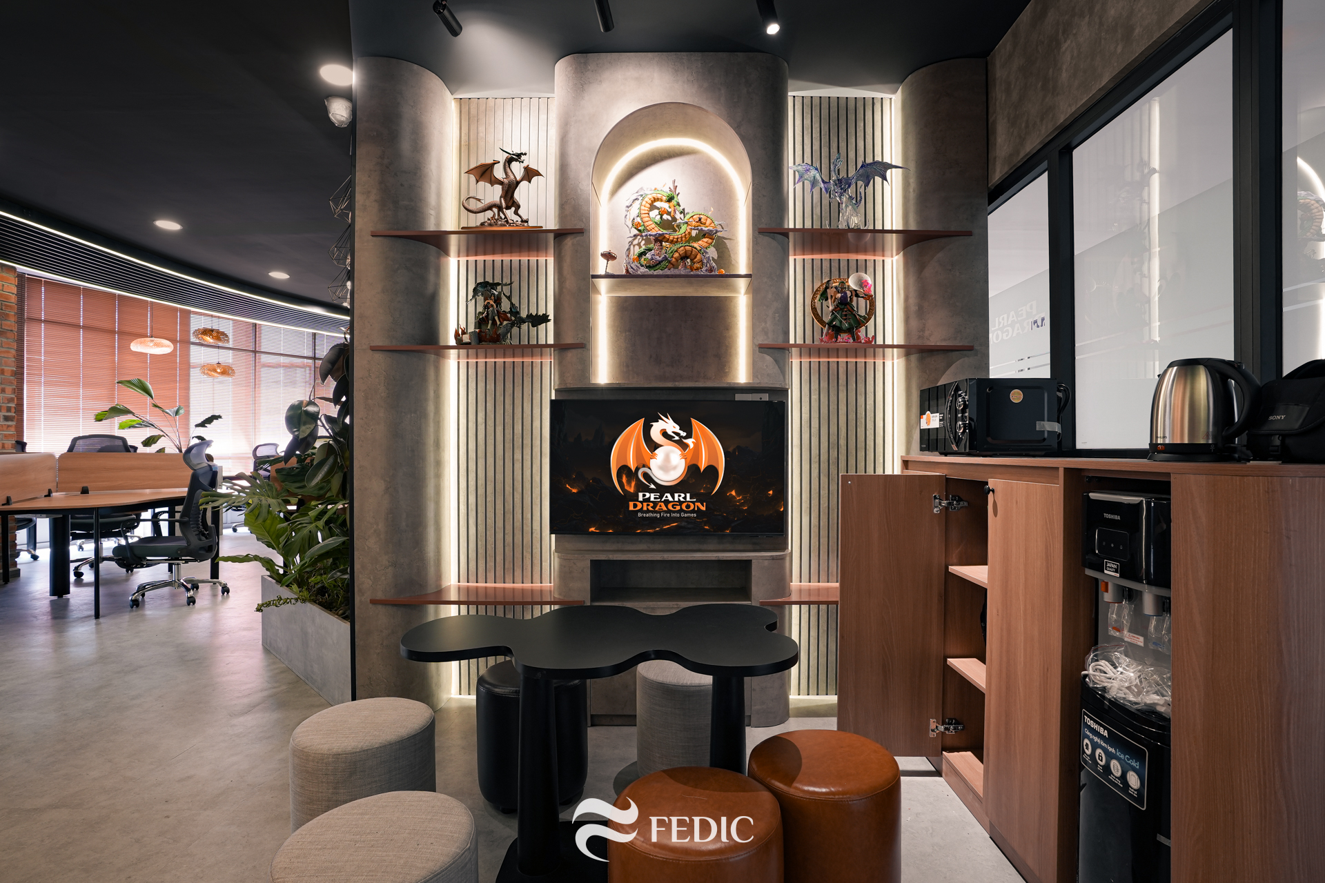 Pearl Dragon Office_Fedic Decor