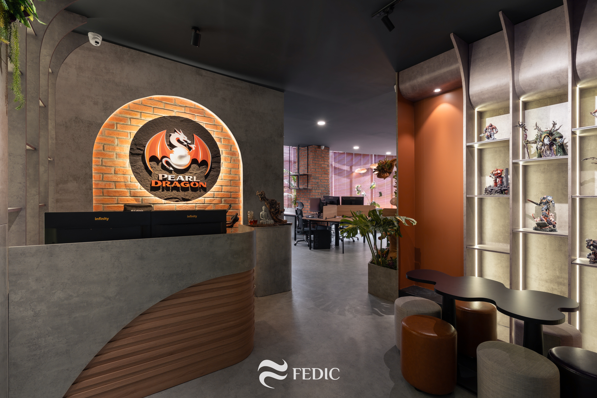 Pearl Dragon Office_Fedic Decor