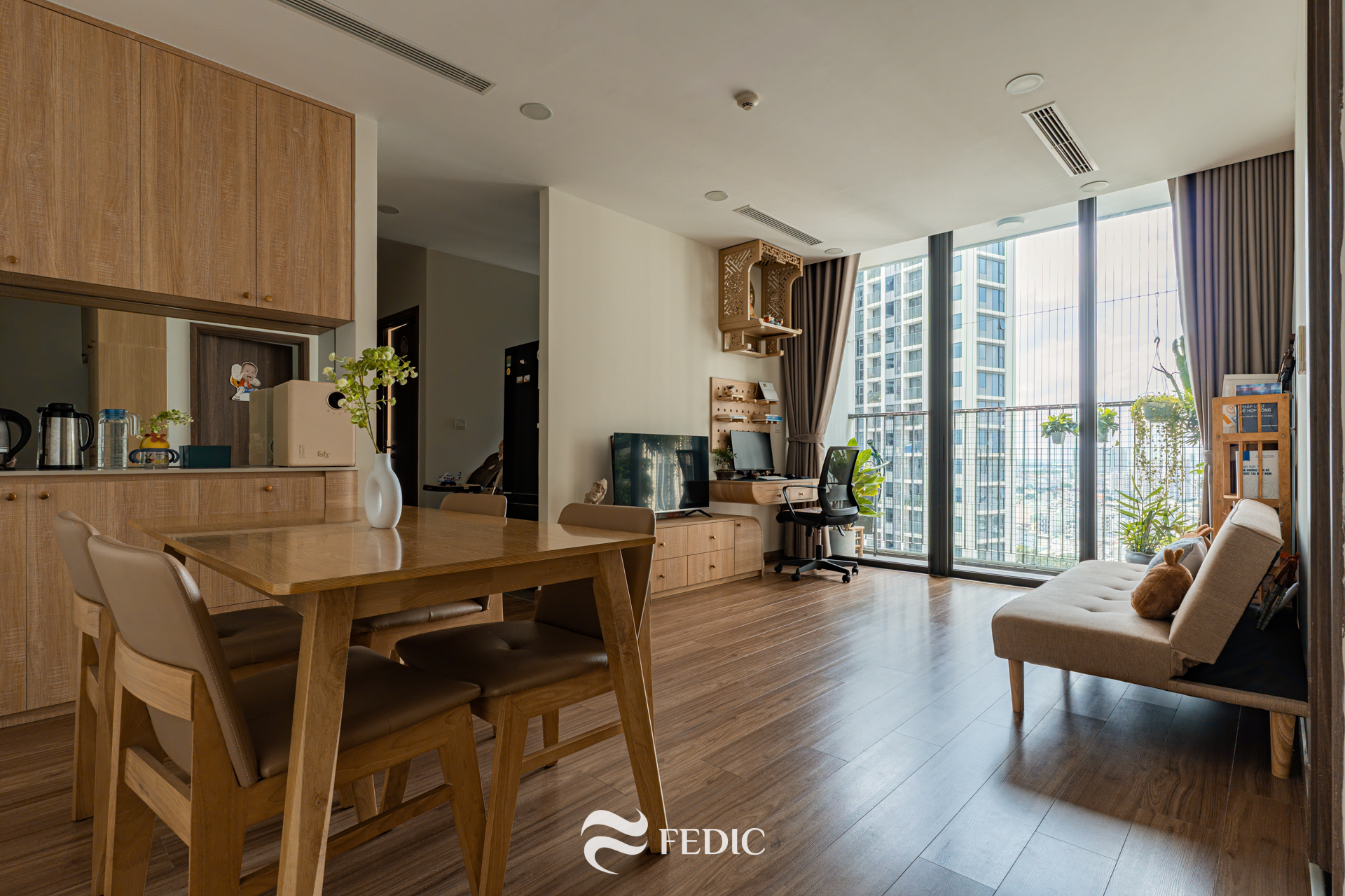 Căn hộ Eco Green- Anh Tú - Fedic Decor