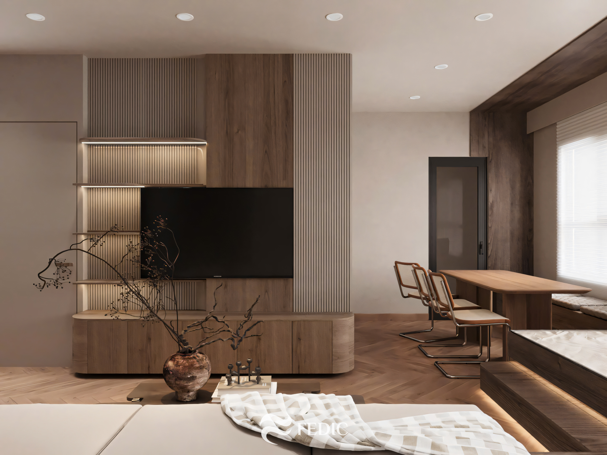 Căn hộ dịch vụ Ehome WTP-Fedic Decor
