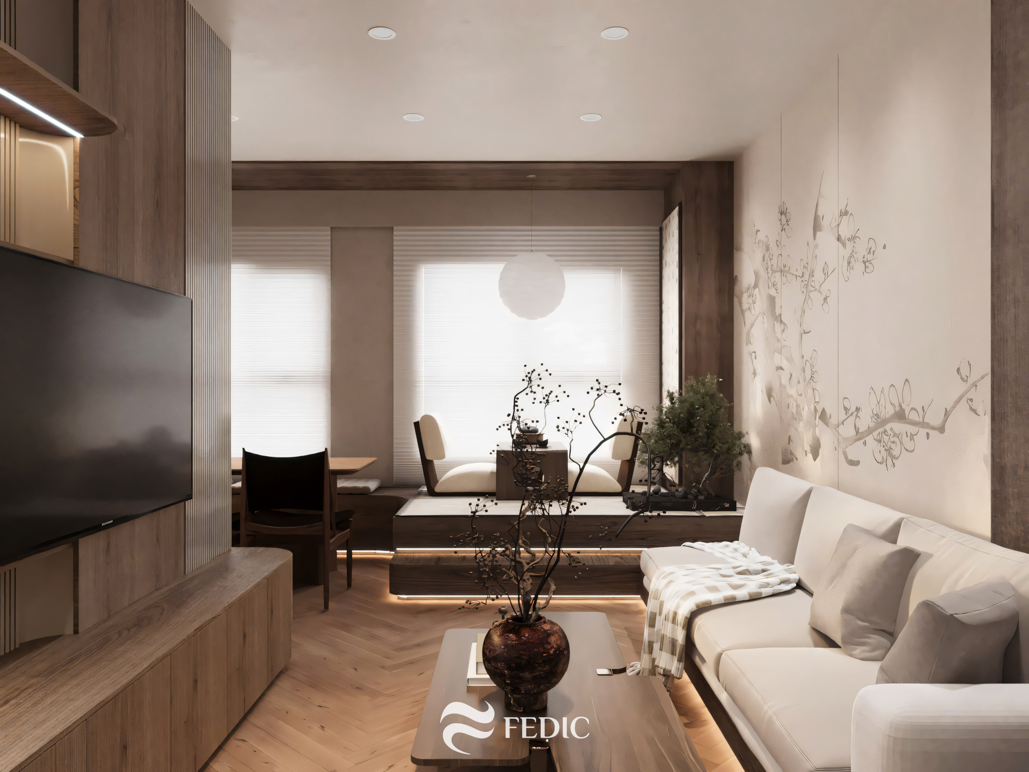 Căn hộ dịch vụ Ehome WTP-Fedic Decor